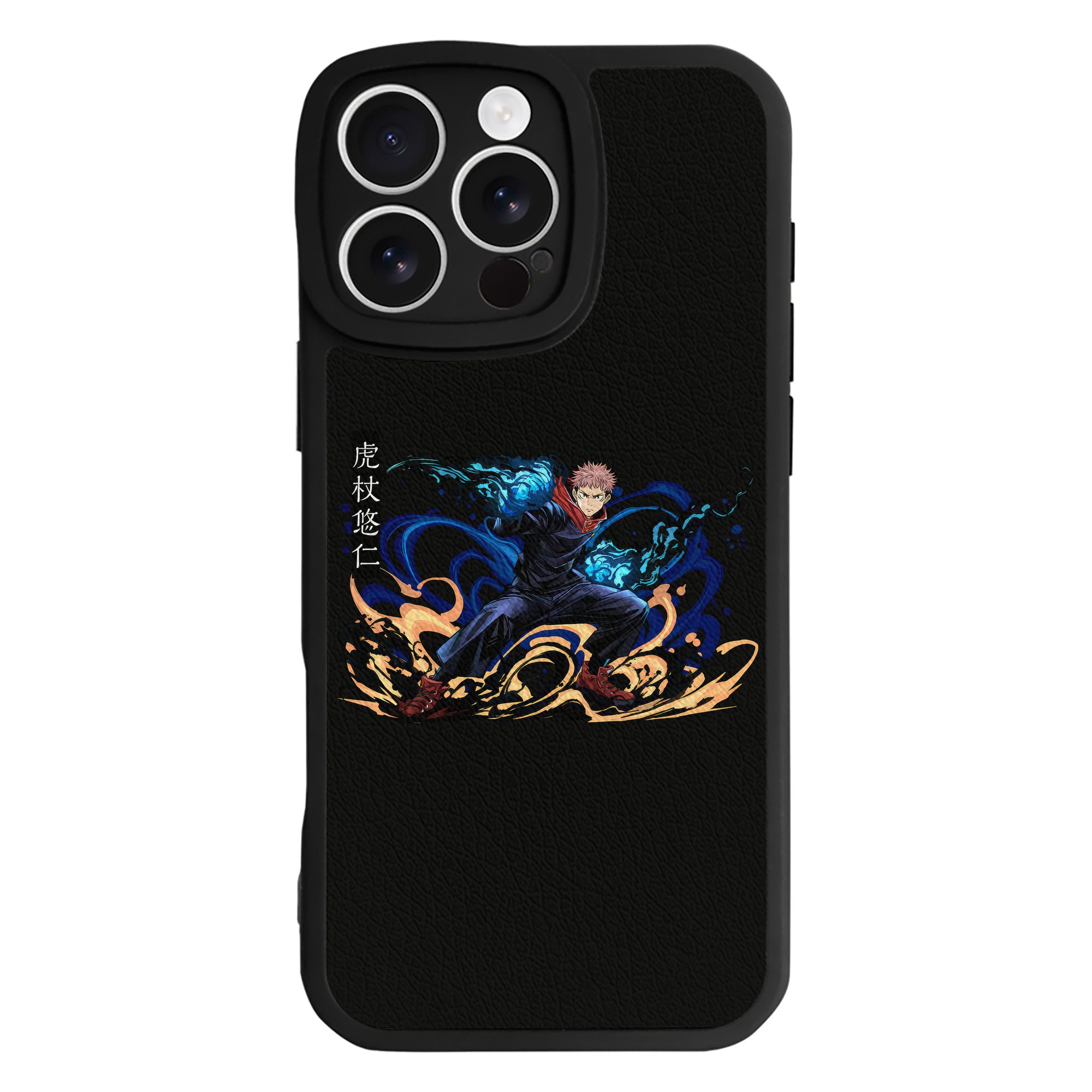 （画像用） 呪術廻戦 Jujutsu Kaisen 【iPhone 16シリーズ対応】シリコンスマホケース（レザー調） 材質：シリコン